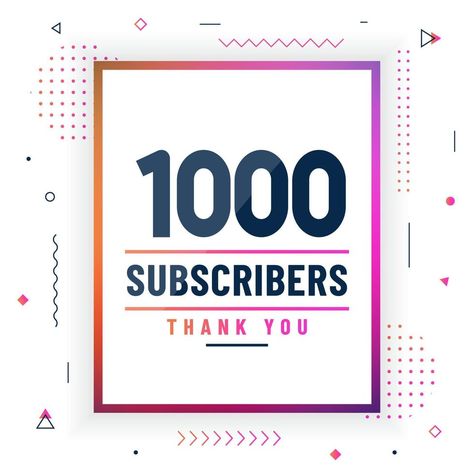 Thank you 1000 subscribers, 1K subscribers celebration modern colorful design. Iphone Wallpaper Bright, 80k Followers, Youtube Banner Backgrounds, Channel Logo, Youtube Banner Design, Banner Design Inspiration, Photoshop Backgrounds Free, Jungle Art, Youtube Design