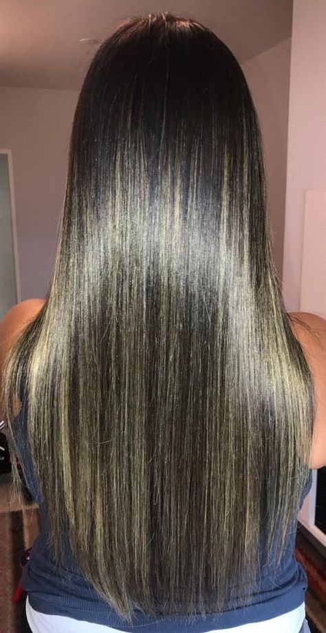 Long Hairstyles For Girls, Profil Girl, Medium Long Hairstyles, Hair Chocolate Brown, Indian Long Hair, Black Hair With Blonde Highlights, Hair Smoothening, Indian Long Hair Braid, Waist Length Hair