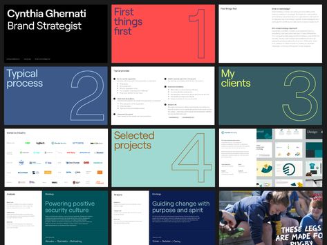 Slideshow Design, Branding Portfolio, Brand Strategy Design, Presentation Deck, Portfolio Presentation, Brand Strategist, Portfolio Templates, Keynote Presentation, Slide Design