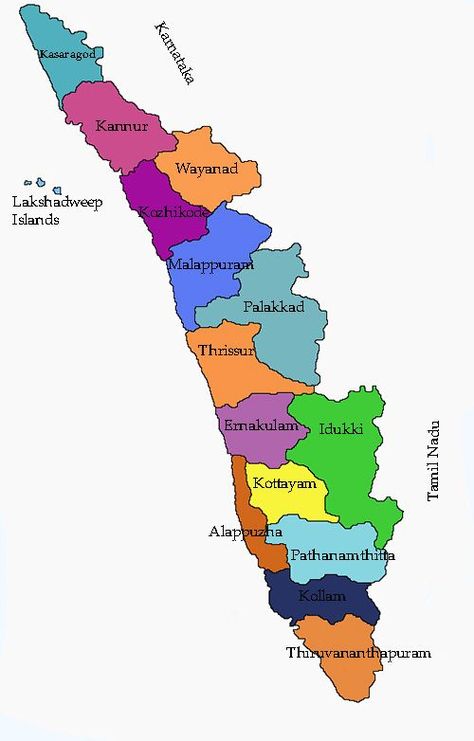 Kerala Map Drawing, Kerala Map, Cute Panda Drawing, Indian States, Kovalam, Baby Print Art, India Map, Map Outline, Shri Ram Photo