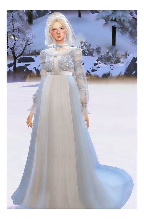 Sims 4 Royal Winter Cc, Sims 4 Winter Dress, Sims 4 Ballgown Cc, Sims 4 Cc Royal Clothes, Sims 4 Royalty Cc, Sims 4 Royal Cc, Sims 4 Wedding Dress, Winter Gowns, Sims 4 Stories