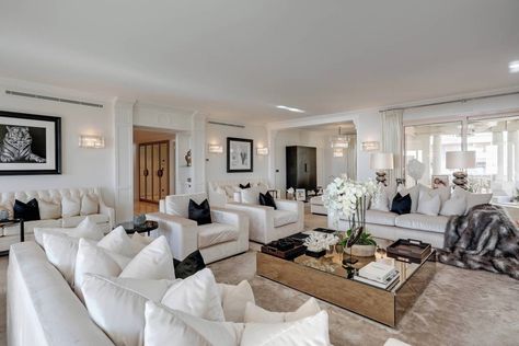 Interior of apartment in monaco Apartment In Monaco, Monaco Apartment, Luxury Apartment, Kitchen Fittings, Reception Rooms, Apartments For Sale, Apartment Interior, Luxury Apartments, Luxury Real Estate