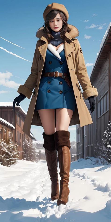 Female Winter Coat, Lady Walking, Girly Swag, Lady A, Classy Winter Outfits, Coat Fur, Country Fashion, Beautiful Dresses Short, Woman Suit Fashion