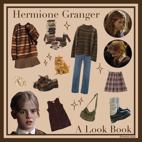 Hermione Granger Aesthetic Outfit, Hermione Granger Style, Granger Hermione, Hermione Granger Outfits, Granger Aesthetic, Magical Fashion, Hermione Granger Aesthetic, Hogwarts Outfits, Gryffindor Aesthetic