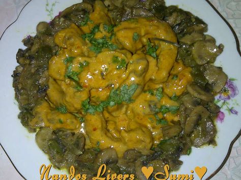 Nandos Style Chicken Livers Chicken Livers Recipe, Livers Recipe, Nandos Chicken, Nando's Chicken, Halaal Recipes, Chicken Liver Recipes, Liver Recipes, Chicken Liver, Fish And Chicken