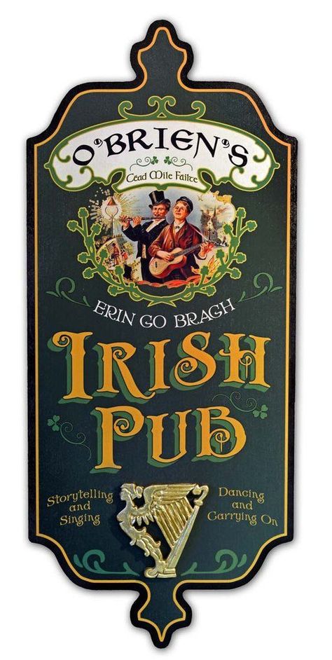 Irish Pub Design, Restaurant Furniture Design, Vintage Wood Signs, Pub Design, Italian Interior Design, Coffee Shops Interior, Restaurant Signs, Hospital Interior Design, Pub Decor