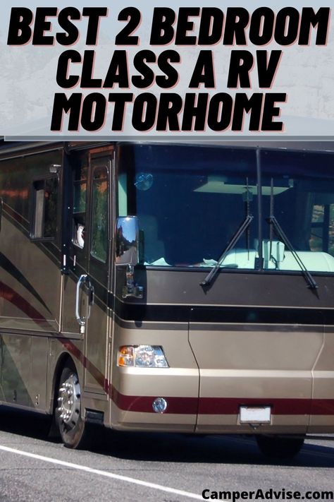 In this article, I have shared 6 Best 2 Bedroom Class A RV. These Class A Motorhome with 2 Bedrooms are perfect for a small family with kids to sleep. Rv 2 Bedroom, Best Small Rv, Rv Glamping, Motorhome Living, Class A Motorhome, Used Motorhomes, Rv Motorhomes, Rv Camping Tips, Class A Rv