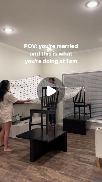 The Adventure Challenge on Instagram: "Fort-building skills: expert. 🎬🍿 Tag your partner if you want to try this on your next date night.
Video cred: @miakimsanchez 
.
#theadventurechallenge #datenightideas #datenights #couplegoals" Fort Date Night, Fort Date, The Adventure Challenge, Fort Building, Adventure Challenge, Build A Fort, Night Video, Couple Goals, Date Night