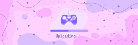 Gaming Twitter Header, Twitter Header Template, Game Twitter, Header Template, Twitter Games, Color Palette Bright, Cute Games, Brand Kit, Pink Themes