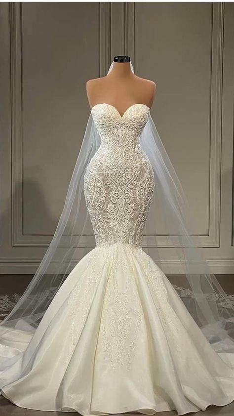 Sweetheart Mermaid Wedding Dress, Mermaid Wedding Dress Lace, Wedding Dresses Mermaid Sweetheart, Long Bridal Gown, Makeup Tip, Floor Length Wedding Dress, Bridal Gowns Mermaid, Fancy Wedding Dresses, Wedding Dress Lace