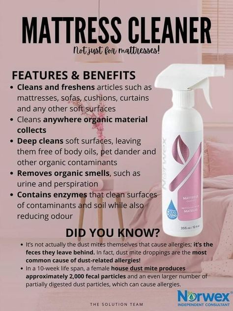 Norwex Mattress Cleaner, Online Party Graphics, Norwex Tips, Norwex Products, Mattress Cleaner, Norwex Party, Norwex Cleaning, Floor Graphics, Facebook Party