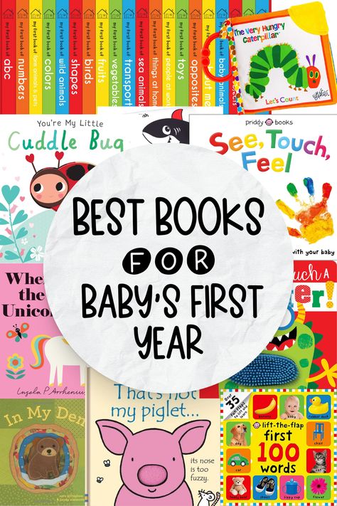 Infant Books, Librarian Ideas, Books For Baby Shower, Six Month Baby, Best Baby Book, 5 Month Baby, 2 Month Old Baby, 7 Month Old Baby, Baby Book Gift