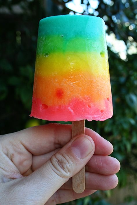 Rainbow Pudding Pops Summer Popsicle Recipes, Pudding Popsicles, Pudding Pops, Pudding Pop, Homemade Popsicles, Kids Treat, Rainbow Food, Ice Cream Popsicles, Popsicle Recipes