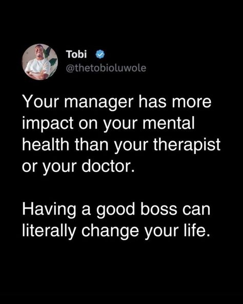 Eric Partaker on LinkedIn: This couldn't be more true.

I was a horrible manager when I had my first… | 1,156 comments Work Quote, Good Leadership Skills, Manager Quotes, Good Boss, Therapist Office, Leadership Roles, Career Success, I Quit, Leadership Quotes