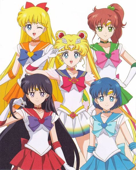 Mercurius on Instagram: “Inner Sailor Senshi Sailor Moon Eternal! . . . #sailormoon #sailormercury #sailormars #sailorjupiter #sailorvenus #naokotakeuchi #anime…” Sailor Guardians Wallpaper, Super Sailor Chibi Moon, Sailor Moon Super S, Sailor Mini Moon, Sailor Guardians, Arte Sailor Moon, Sailor Moon Stars, Sailor Pluto, Sailor Chibi Moon