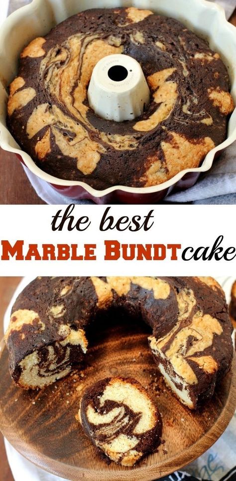 Best Bundt Cake, Marble Bundt Cake Recipe, Perfect Pound Cake Recipe, Marble Bundt Cake, Cake Marble, Easy Bundt Cake Recipes, Cake Bundt, Easy Bundt Cake, Resipi Kek