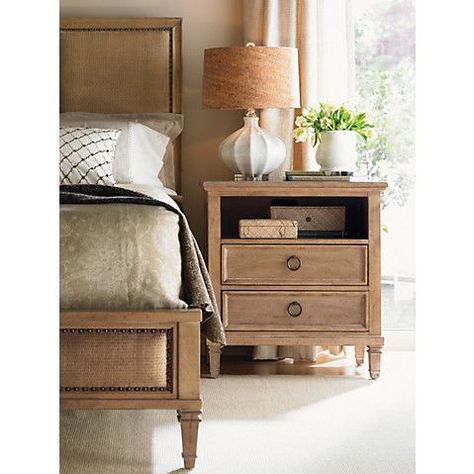 Berkeley Nightstand, Weathered Almond Classic Bedroom Furniture, Bedroom Arrangement, Lexington Home, Прикроватные Тумбочки, Diy Furniture Bedroom, Studio Apartments, Classic Bedroom, 2 Drawer Nightstand, Lexington Furniture