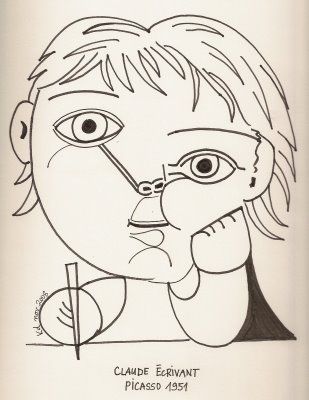 Art Abstrait Ligne, Picasso Portraits, Picasso Drawing, Pablo Picasso Art, Art Picasso, Pablo Picasso Paintings, Cubism Art, Picasso Paintings, Picasso Art