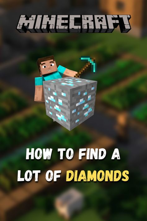 Learn how to find Diamonds in Minecraft the Smart way by using tips, tricks, and strategies to quickly get a lot of Diamonds. Click on the link to check out my blog and become a pro. How To Find Diamonds In Minecraft, Minecraft Tips And Tricks, Minecraft Tips, Minecraft Tutorial, Minecraft, Emerald, Gaming Logos