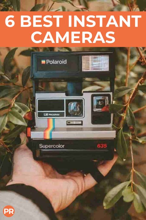 Instant cameras offer a retro feeling, tangible photo, and a fun way to capture personal memories. Learn what the best options are. #instantcamera #photography #cameras Best Polaroid Camera, Instant Camera Photos, Instamatic Camera, Instant Photo Camera, Polaroid Instant Camera, Photography Cameras, Vintage Polaroid Camera, Instant Print Camera, Polaroid Photography