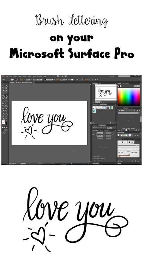 Hand Lettering on the Surface Pro - One Artsy Mama Handwriting Design, Microsoft Surface Pro 9, Hand Lettering For Beginners, Inkscape Tutorials, Surface Studio, Microsoft Surface Book, Microsoft Surface Laptop, Surface Art, Microsoft Surface Pro