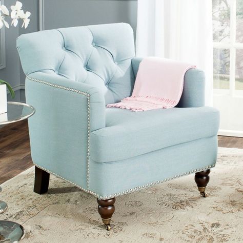 Accent Chairs for Living Rooms #decoratingideas #homedecor #homedecorideas #interiordecoratingideas #decorideas #interiordesign Cheap Living Room Furniture, Chair Luxury, Blue Chair, Furniture Renovation, Chair Bed, Club Chair, Bedroom Chair, Accent Chairs For Living Room, Vintage Chairs