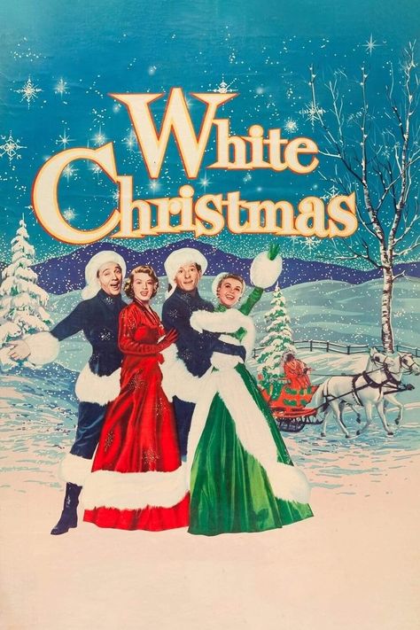 Christmas Movie Poster, White Christmas 1954, White Christmas Movie, Danny Kaye, Vera Ellen, Rosemary Clooney, Classic Christmas Movies, Poster Christmas, Vintage Christmas Images