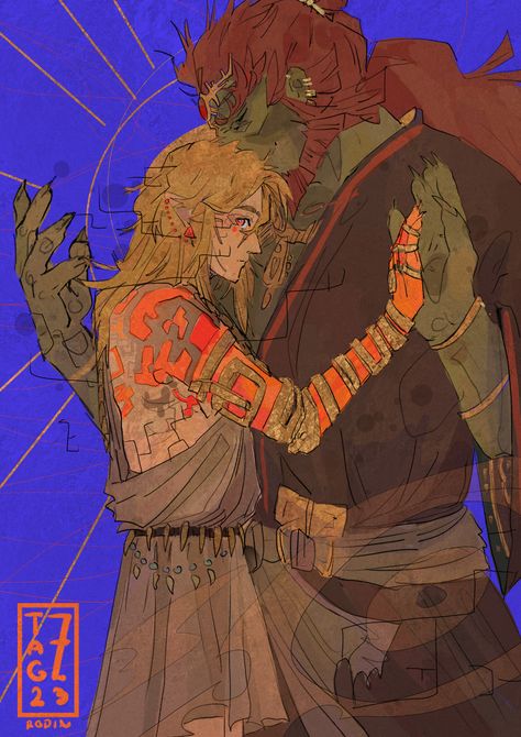 Link X Ganondorf Fan Art, Legend Of Zelda Characters, Botw Zelda, Blog Title, Link Zelda, Zelda Art, Legend Of Zelda Breath, Zelda Breath, Tarot Art