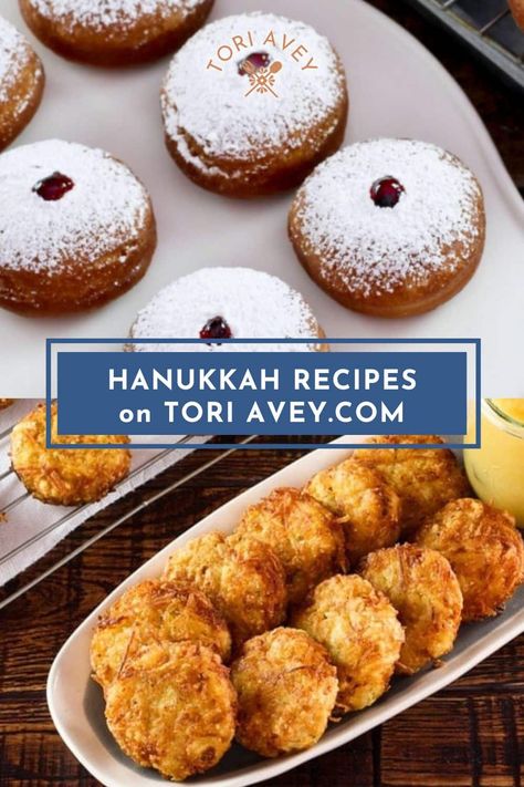 Tori Avey Recipes, Hanukkah Recipes Dinners, Channukah Food, Hanukkah Appetizers, Hanukkah 2023, Easy Hanukkah Recipes, Chrismukkah Party, Chanukah Recipes, Oven Roasted Root Vegetables