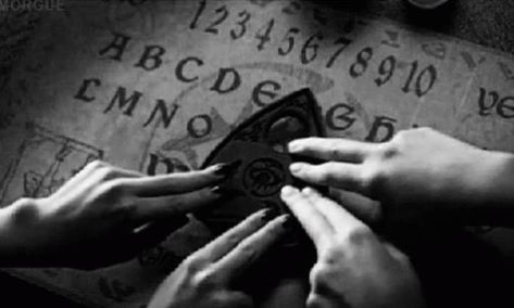 Join us for an in depth look at the history of Ouija boards along with some spooooky stories involving them! If you have any spooky Ouija board stories, send them to us! We'd love to hear them! Thanks for listening! We love you all! Ouija Board Aesthetic, Magic Gif, Halloween Gifs, Witch Gif, Paranormal Equipment, Witchy Business, Charlie Charlie, Aesthetic Gifs, Kai Parker