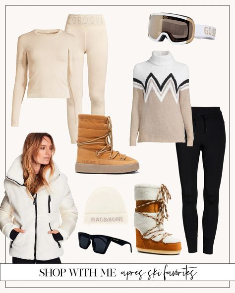 Apres Ski Outfit 2024, Ski Sweater Outfit, Ski Resort Aesthetic Outfits, Après Ski Party, Ski Dinner Outfit, Apres Ski Theme Party Outfit, Apre Ski Outfits, Ski Style Women, Apres Ski Outfit Party