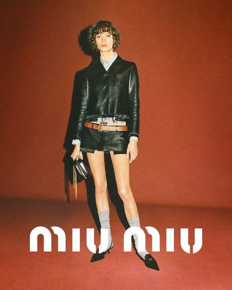 Miu Miu S/S 22 Campaign (Miu Miu) Miu Miu Ad, Tyrone Lebon, Beauty Campaign, Fashion Campaign, Italian Fashion Brands, Outfit Collage, Fashion Campaigns, Current Fashion, Spring Summer 2022