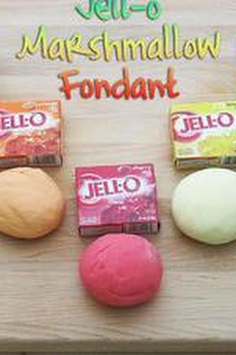 Jell-O Marshmallow Fondant Jello Fondant, Fondant Recipe, Marshmallow Fondant, Jell O, Mixing Bowls, Home Recipes, Marshmallows, Powdered Sugar, Frosting