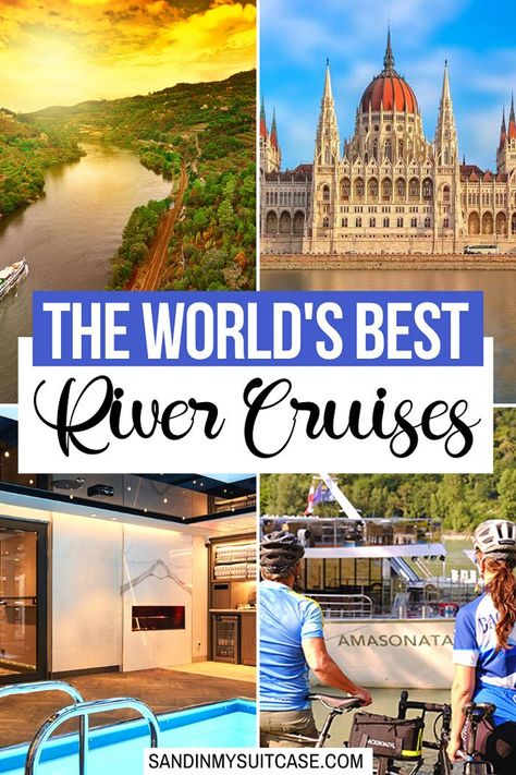 Look beyond Europe for the world's best river cruises! Luxury river cruises can be found in Egypt, Asia and elsewhere too. | Best river cruise ships | Best river cruise lines | Best new river cruises | Best European river cruises Best River Cruises In Europe, Tauck River Cruises Europe, Ama Waterways River Cruise, Dark Bangs, Egypt Cruise, Best European River Cruises, Europe River Cruise, Uniworld River Cruise, Amazon River Cruise