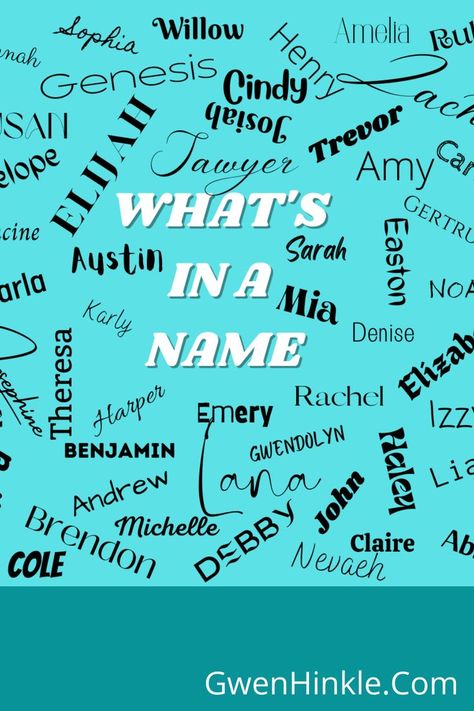 What’s In a Name https://gwenhinkle.com/blog/whats-in-a-name/ via @author_gwen Meaning Of My Name, Meaning Of Your Name, Name Activities, Given Name, Family Ideas, Activity Days, Names With Meaning, Activities To Do, A Name