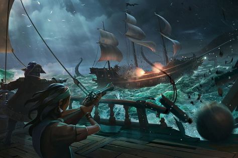 Sea Of Thieves Game, Bone System, Pirate Games, Sea Of Thieves, Pirate Life, Xbox One Games, Game Pass, Pirate Ship, Kraken