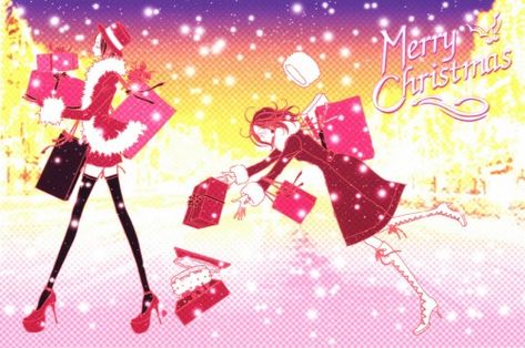 Ai Yazawa, NANA, Nana Osaki, Nana Komatsu (click for larger) Nana Fashion, Nana And Hachi, Anime Nana, Merry Chistmas, Nana Anime, Nana Manga, Nana Osaki, Anime Paper, Paradise Kiss