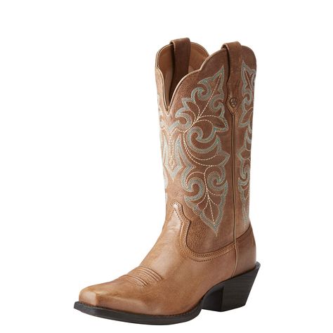 Ariat Cowboy Boots Women, Cute Cowgirl Boots, Ariat Cowboy Boots, Square Toe Western Boots, Womens Cowgirl Boots, Ariat Boots, Fashionable Snow Boots, Sorel Boots, Western Boots Women