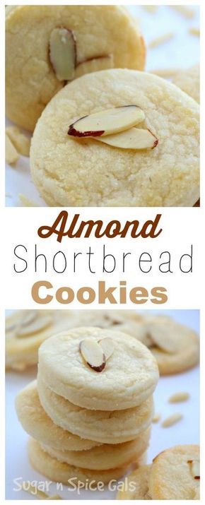 Danish Cookies, Almond Shortbread, Almond Shortbread Cookies, Almond Meal Cookies, Short Bread, Bread Cookies, Shortbread Cookie Recipe, Buttery Cookies, Almond Cookies