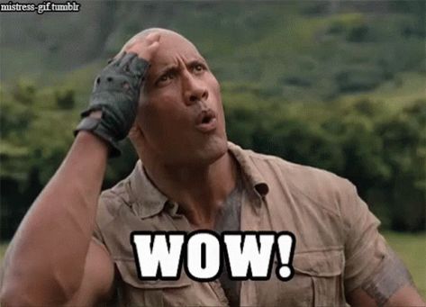 Wow The Rock GIF - Wow TheRock DwayneJohnson - Discover & Share GIFs The Rock Gif, Wow Meme, Meme Gif, Shocked Face, Rock Johnson, The Rock Dwayne Johnson, Welcome To The Jungle, Movie Gifs, Famous Last Words