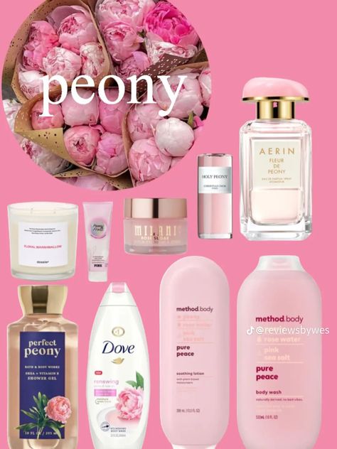 Smell Like Flowers, How To Smell Like Peony, How To Smell Like Peonies, How To Smell Like Flowers, Smell Good Combo Lavender, How To Smell Like Roses Products, Rose Scent Combo, How To Smell Like Roses, Scent Combos Hygiene Floral