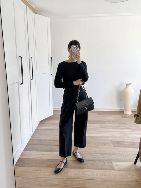 Black Ballet Flats Outfit, Black Flats Outfit, Flats Outfit Summer, Red Ballet Flats Outfit, Casual Flats Outfit, Mary Jane Flats Outfit, Ballet Shoes Outfit, Flats Outfit Work, Ballerina Flats Outfit