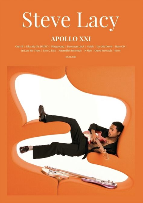 Steve Lacy Apollo Xxi, Apollo Xxi, Bedroom Decor Posters, Family Bedroom, Bedroom Wall Collage, Painting Canvas Wall, Album Cover Poster, Steve Lacy, Decor Posters