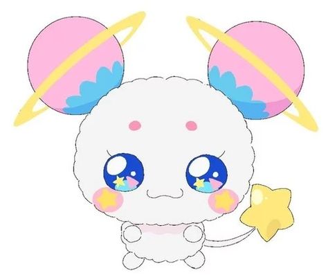 ✨💖 CUTE MASCOT✨💖 FUWA for Precure!! Don't any of you think she looks like a Tamagotchi? 😂😂💖❤️ Kawaii Mascot, Precure Oc, Anime Mascot, Precure Hugtto, Fanmade Precure, Magical Girl Mascot, Star Twinkle Precure Fanart, Cute Mascot, Twinkle Precure