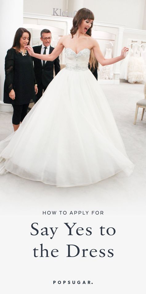 If You've Dreamed About Being on Say Yes to the Dress, Here's What to Know Before You Apply Wedding Dress Quotes, Wedding Dresses Quotes, Dress Quotes, Easter Dresses For Toddlers, Say Yes To The Dress, Pink Wedding Dress, Popsugar Fashion, Wedding Prep, Yes To The Dress