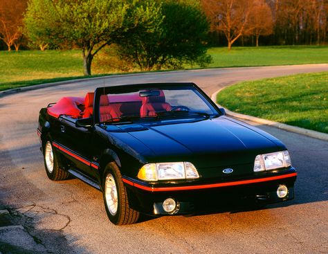 The 10 Best Cars of the 1980s  1987 Ford Mustang Convertible Retro Auto, Car Deco, Old Vintage Cars, Last Ride, Nissan 240sx, Mustang Convertible, Street Racing Cars, Classy Cars, Pretty Cars