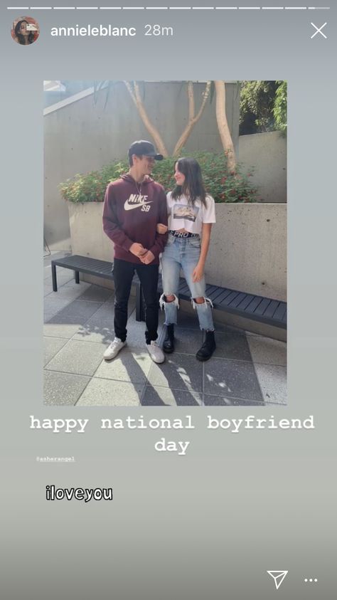 Boyfriend Day Instagram Story, National Boyfriend Day Instagram Story, Juliana Leblanc, Happy National Boyfriend Day, National Boyfriend Day, Snap Stories, Julianna Grace Leblanc, Boyfriend Day, Julianna Leblanc