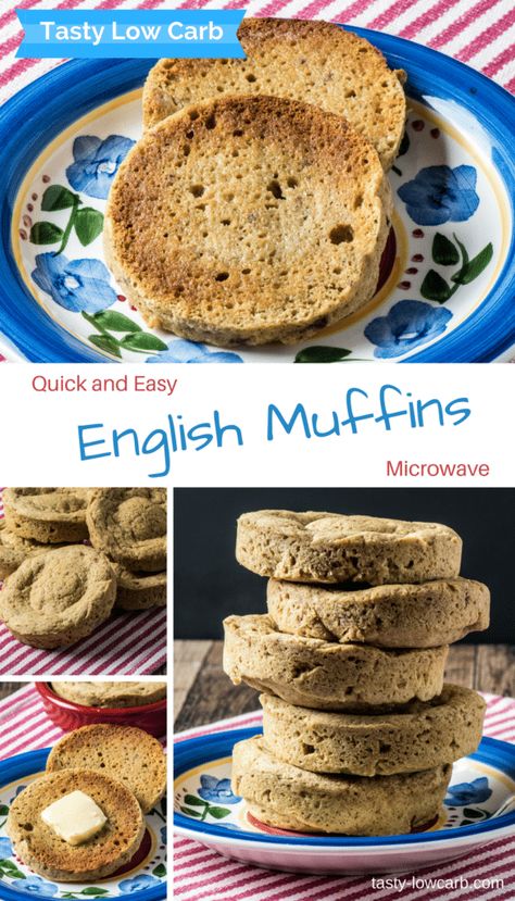 English Muffin – Quick and Easy English Muffin Recipe No Yeast, Keto English Muffin, English Muffin Recipe, Gluten Free English Muffins, Thm Breakfast, English Muffin Recipes, Baking With Coconut Flour, Bread Substitute, Silicone Baking Pans