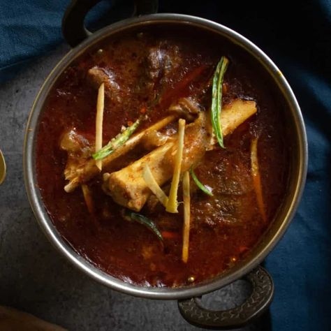 Nalli Nihari Recipe By Executive Sous Chef: Must-Try Your Hands On This Mughlai Delicacy Nihari Photography, Nalli Nihari, Mutton Nihari, Nihari Recipe, Fresh Spices, Lamb Shanks, Asian Foods, Sous Chef, Cardamom Powder