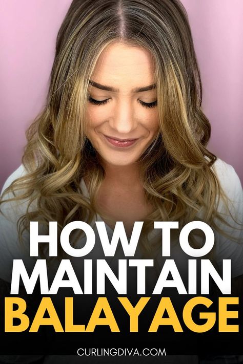 How to maintain balayage Balayage Touch Up, How To Balayage Hair At Home, What Is Balayage Hair, Balyage Hair, Biolage Hair, Baylage Hair, Hair Advice, Hair Maintenance, Hair Color Balayage